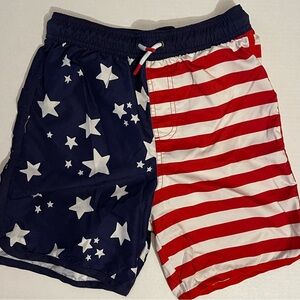 Cat & Jack Kids Swim Trunks - Red, White, and Blue
